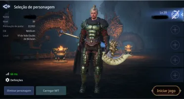 CONTA MIR4 1LVL 40 + 1 LVL 39 + 1M DRACO