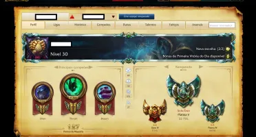 ACC LOL PLATINA S4/S5 - 64 HEROIS - 28 SKINS