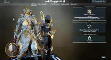 Conta Warframe MR 12 Mods Lendarios e Frames Primes
