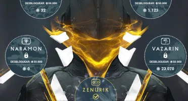 Conta Warframe MR 12 Mods Lendarios e Frames Primes