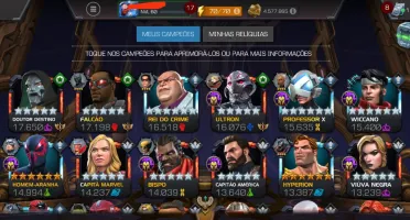 Conta Marvel Torneio de campeões MTC