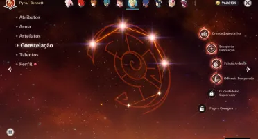 GENSHIN IMPACT - AR56 12 Personagens T5 e 8 Armas T5