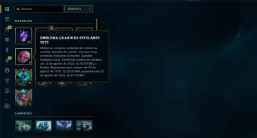 Conta LOL MMR Platina atualmente GOLD 4 76 SKINS