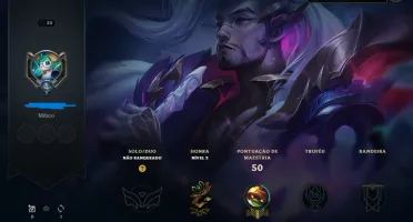 Conta lvl 30 upada a mão sem risco de ban