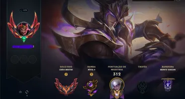 Conta de LoL Mestre - League of Legends - KGMaw vitorioso GM