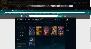 vendo conta no lol