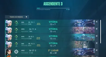 Conta Valorant Ascendente 3 (Com Faca/Chaveiro Imortal)