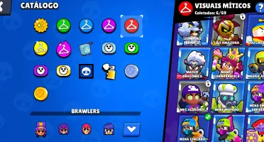 Conta Brawl Stars 23K+ troféus+104 gems