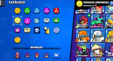 Conta Brawl Stars 23K+ troféus+104 gems