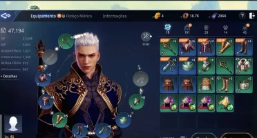 VENDO CONTA MIR4 LANCEIRO 48K DE PODER, VALES LIBERADO