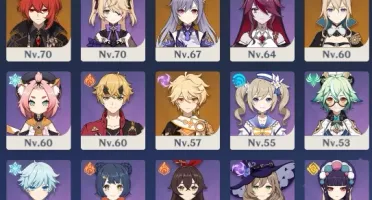 Conta Genshin Ar54 Yoimia ,Albedo,Diluc, e outros 5 Estrelas