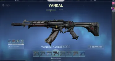 CONTA NO VALORANT COM 97 SKINS! Platina 1