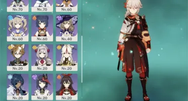 Ar55. Zhongli, kazuha, venti, hutao, armas do passe