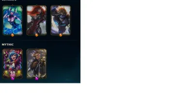 Conta de LOL diamante com todos champs e 287 skins tops !!
