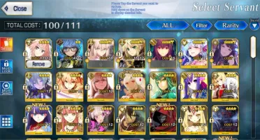 Conta Fate/Grande Order NA 5SSR + 14SR