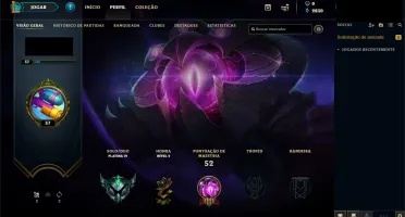 Conta lol PLATINA 4 BARATO