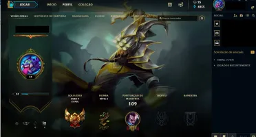 Conta de League of Legends Ouro 5