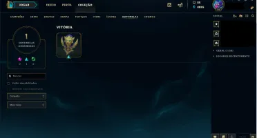 Conta de League of Legends Ouro 5