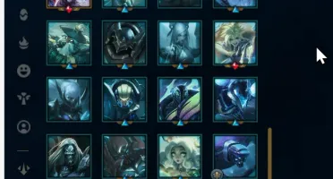 conta league of legends cheia de skins