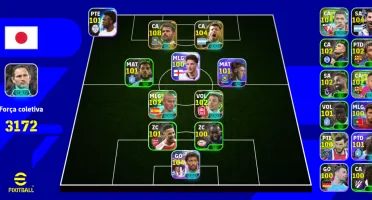 Conta Efootball! 3182 de Força Coletiva + Diego Costa