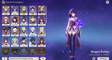 Raiden Shogun C2 + arma , Kujou sara + amos