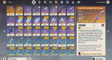 Raiden Shogun C2 + arma , Kujou sara + amos