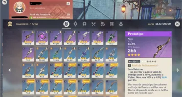Conta Genshin Impact Rank 28