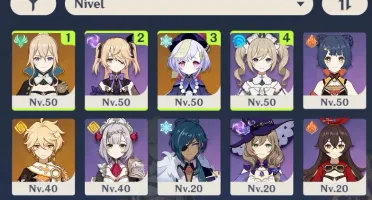 Conta Genshin Impact Rank 28