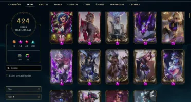 Conta Esm3 Lol Com Quase Todas As Vitoriosas (Exceto J4)