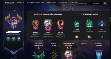 Conta Esm3 Lol Com Quase Todas As Vitoriosas (Exceto J4)
