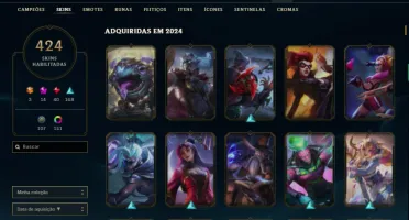 Conta Esm3 Lol Com Quase Todas As Vitoriosas (Exceto J4)