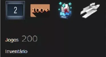 Conta steam com 200 jogos
