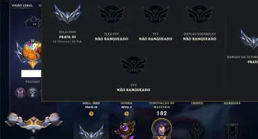 Prata 3 com 100 Champs e 10 Skins