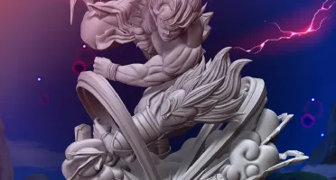 Sekai 3D Models - Goku Vs Vegeta Sculpture and Bust STL
