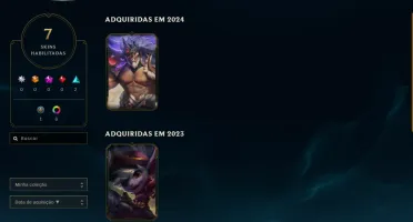 conta lol level 91