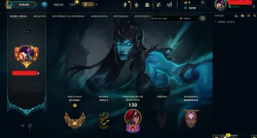 conta lol level 91