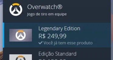 Conta Overwatch Barata