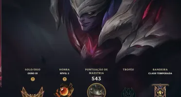 Conta Full LoL - 168 CH | 122 SKINS | HONRA 5 | 443K TK