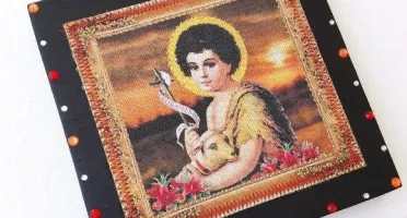 Quadrinho de Tecido - São João