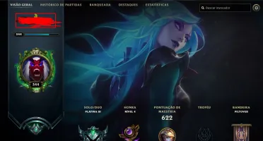 Conta lol platina 3 376 skins