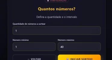 Sorteador Web - Número Controlado (código HTML)