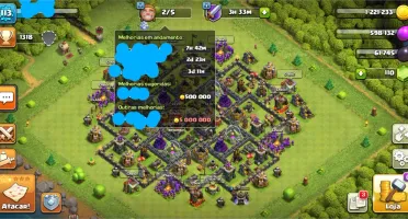 Conta Clash Of Clans CV 9 quase Full