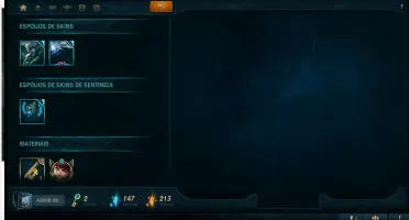 CONTA LOL 17HEROES/6SKINS/2PAG RUNA/6 ÍCONES/PRATA IV