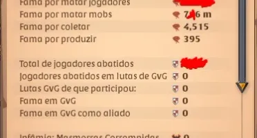 VENDO CONTA COM 750kk+ DE FAMA TOTAL.
