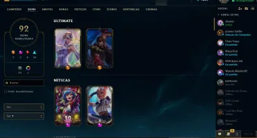 Conta lol platina 2