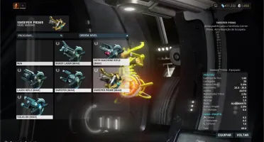 Conta warframe Maestria 14 Com varios frames e armas