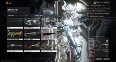 Conta warframe Maestria 14 Com varios frames e armas