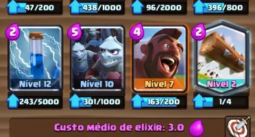 CONTA CLASH ROYALE NV 10 - 4000+ TROFEUS