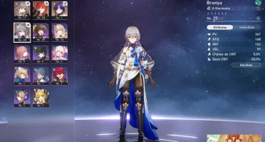 Conta Honkai Star Rail BRONYA|HIMEKO|DR.RATIO|QUALQUER 5*