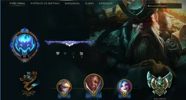 Conta LoL Platina 3 Borda Diamond